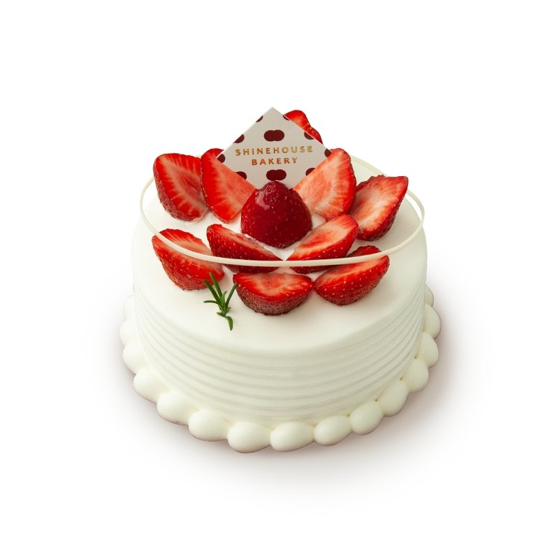 草莓戀歌4吋 Strawberry Cake - 向陽房 SHINEHOUSE - 圓形蛋糕
