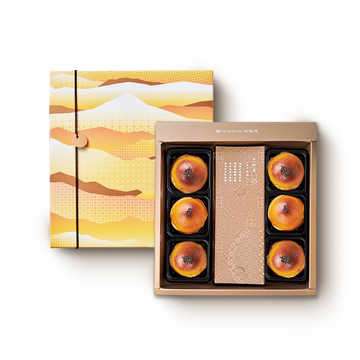 D-1 山韻星空B款｜頂級蛋黃酥6入（隔） Starry Mountain Gift Box B