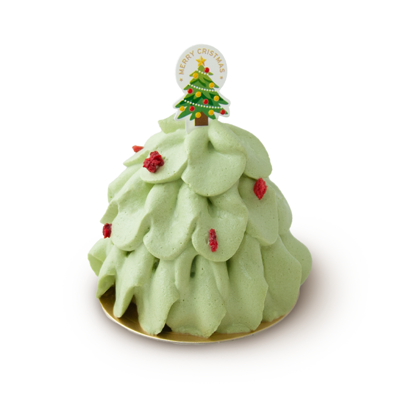 小山園抹茶聖誕樹  Matcha light cheese cake