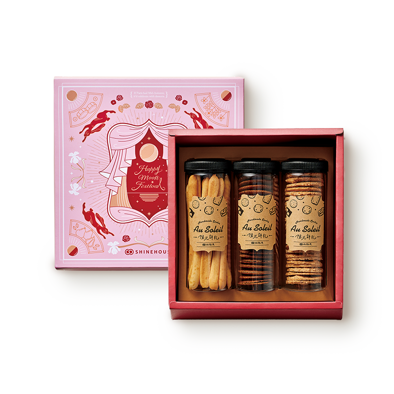 境月禮盒 三入人氣餅乾組 Serene Moon Gift Box_ Cookie Box
