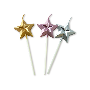 慶祝蠟燭｜星星鑽石蠟燭 Star Candle