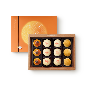 綜合月餅12入｜滿玉禮盒 Comprehensive Mooncake｜Blooming Moon Gift Box
