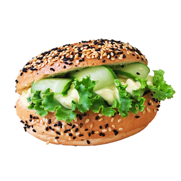 青蔬蛋沙拉貝果 Vegetable Egg Salad Bagel