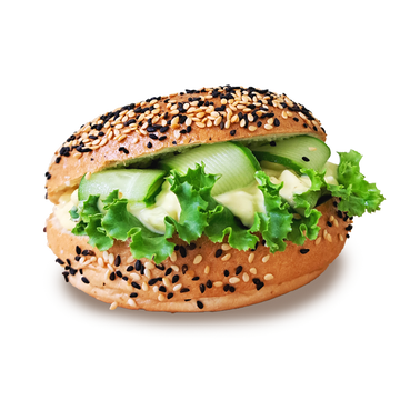 青蔬蛋沙拉貝果 Vegetable Egg Salad Bagel