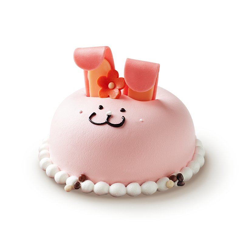 粉紅兔4吋Rabbit Cake - 向陽房 SHINEHOUSE - 圓形蛋糕