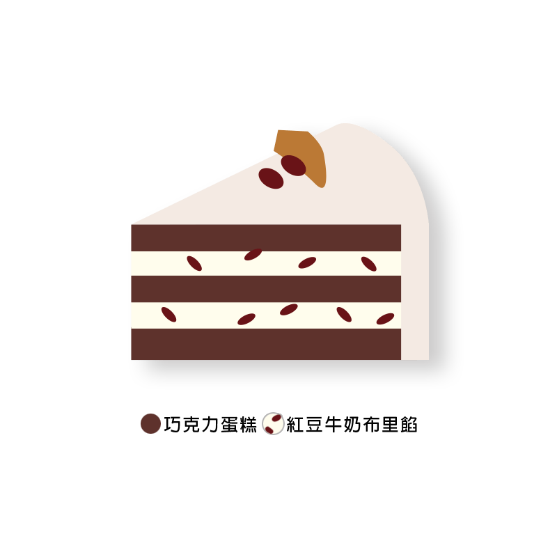 紅豆牛奶Red Bean and Milk Cake - 向陽房 SHINEHOUSE - 圓形蛋糕